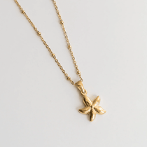 Lucu Starfish Necklace | Gold Waterproof Necklace