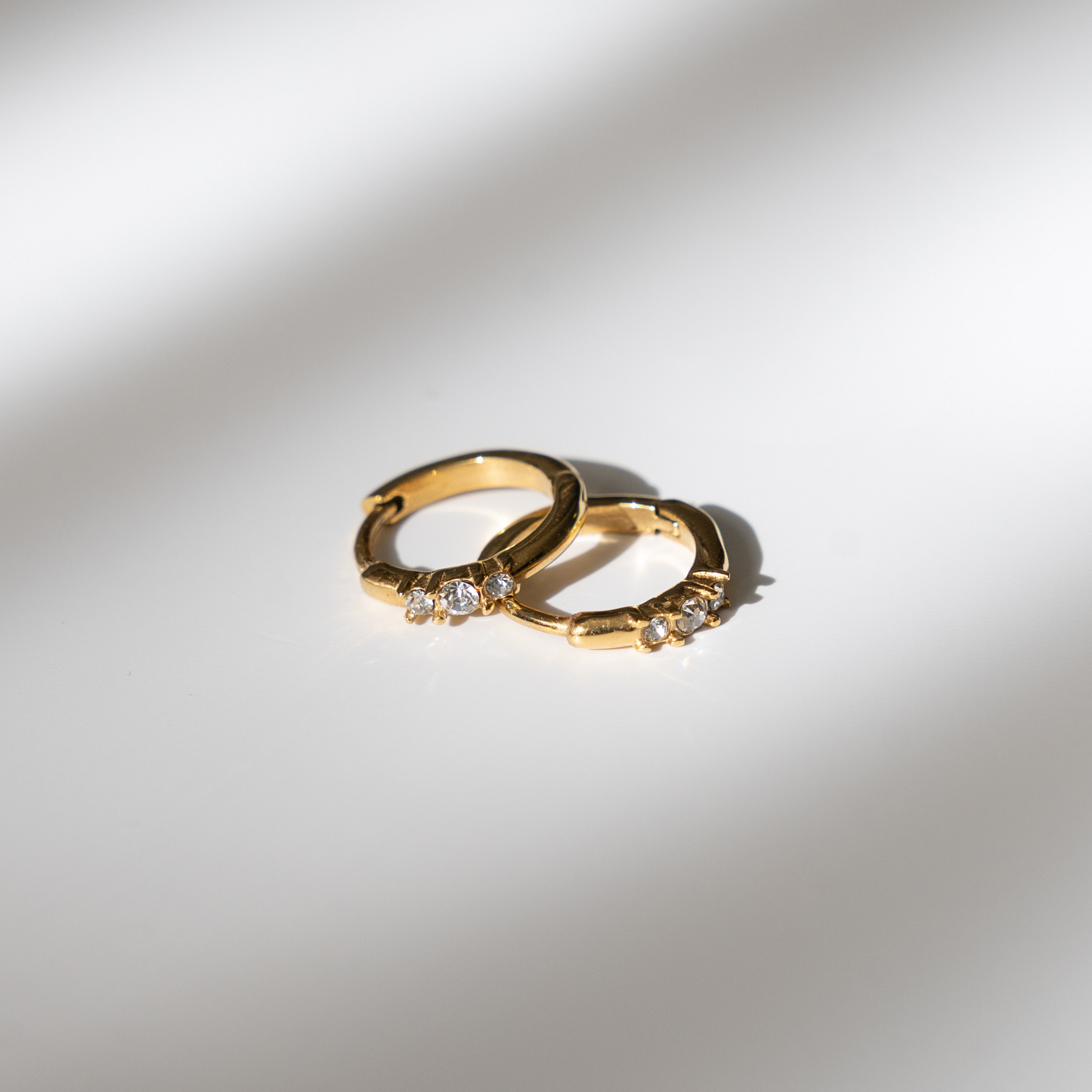 Mini Gem Huggies - La Musa Jewellery