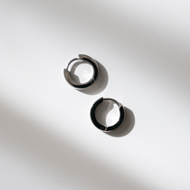 Minimalist Huggie Earrings - Silver - La Musa Jewellery