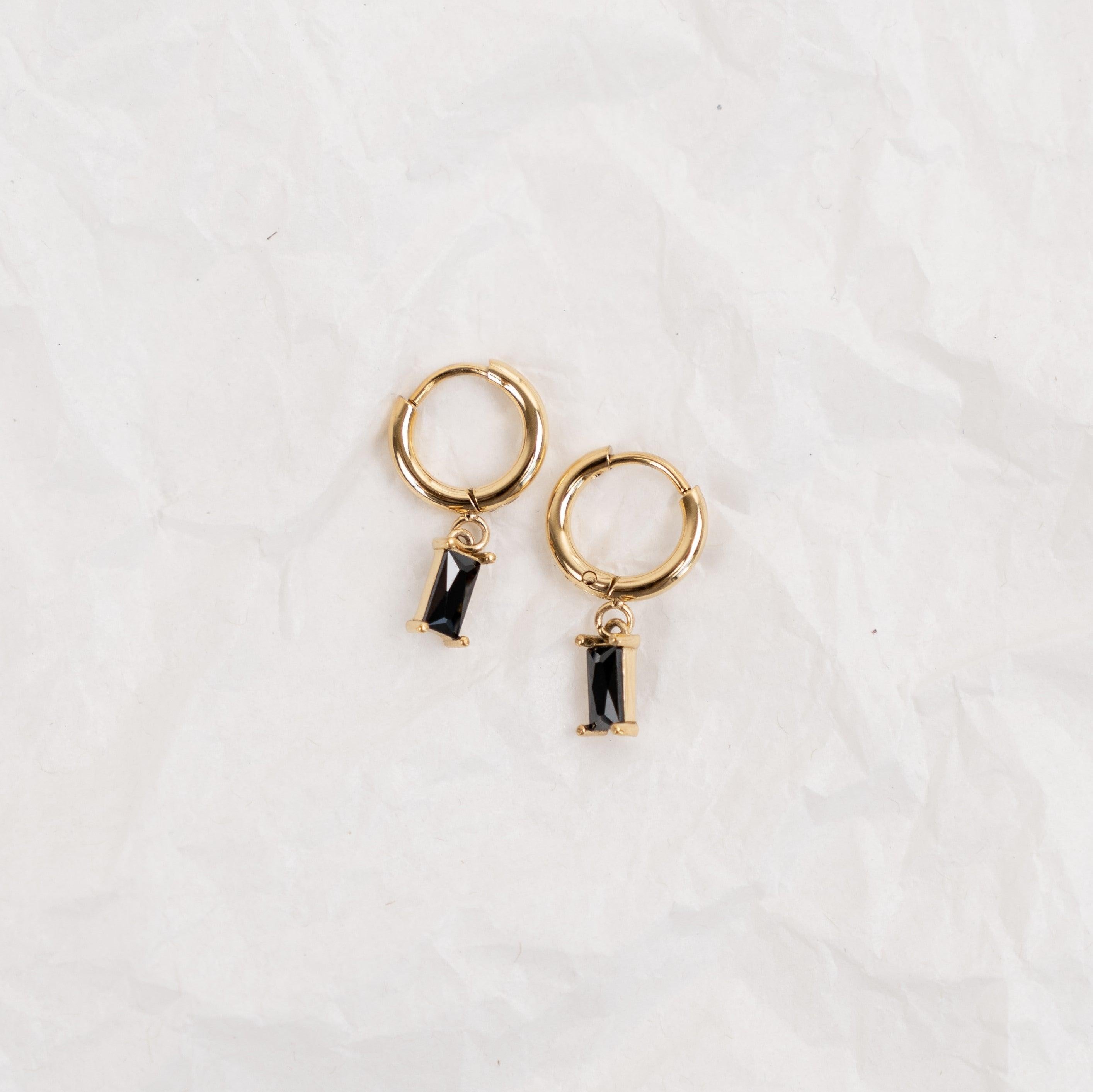 Mini Kiara Huggie Earrings - gold huggie earrings - waterproof jewellery - La Musa Jewellery