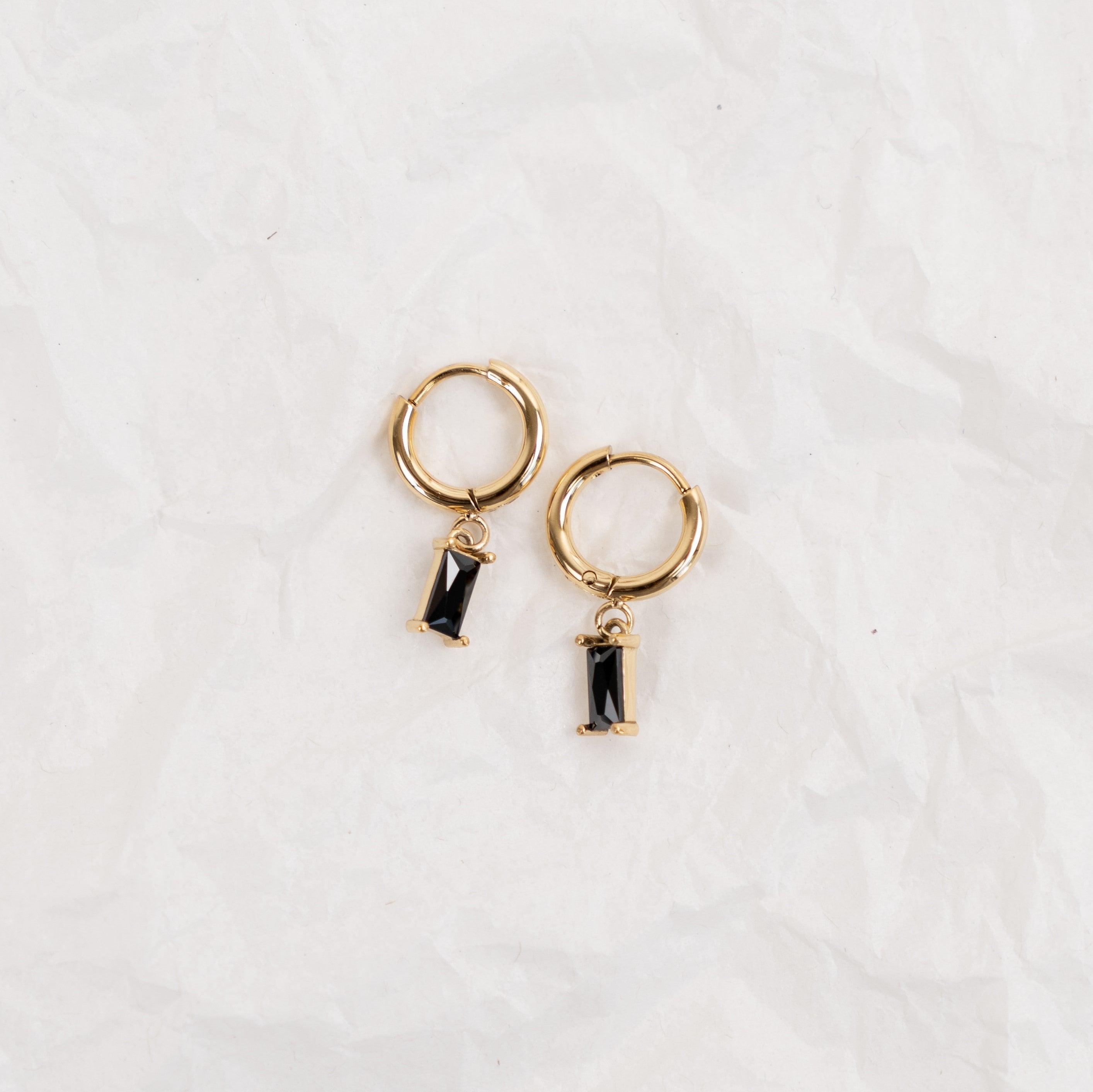 Mini Kiara Huggie Earrings - gold huggie earrings - waterproof jewellery - La Musa Jewellery