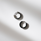 Minimalist Huggie Earrings Silver  - waterproof jewellery - La Musa Jewellery