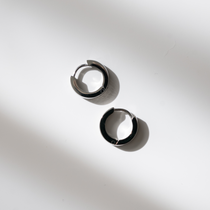 Minimalist Huggie Earrings Silver  - waterproof jewellery - La Musa Jewellery