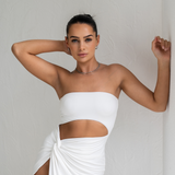 Petite Croissant Earrings Silver - waterproof jewellery - La Musa Jewellery