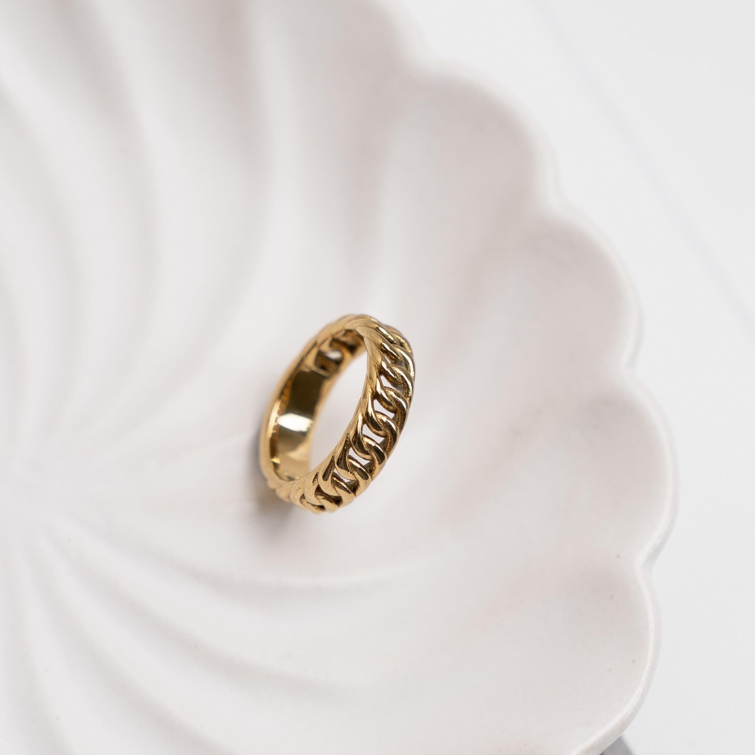 Amalfi Chain Ring | La Musa Jewellery
