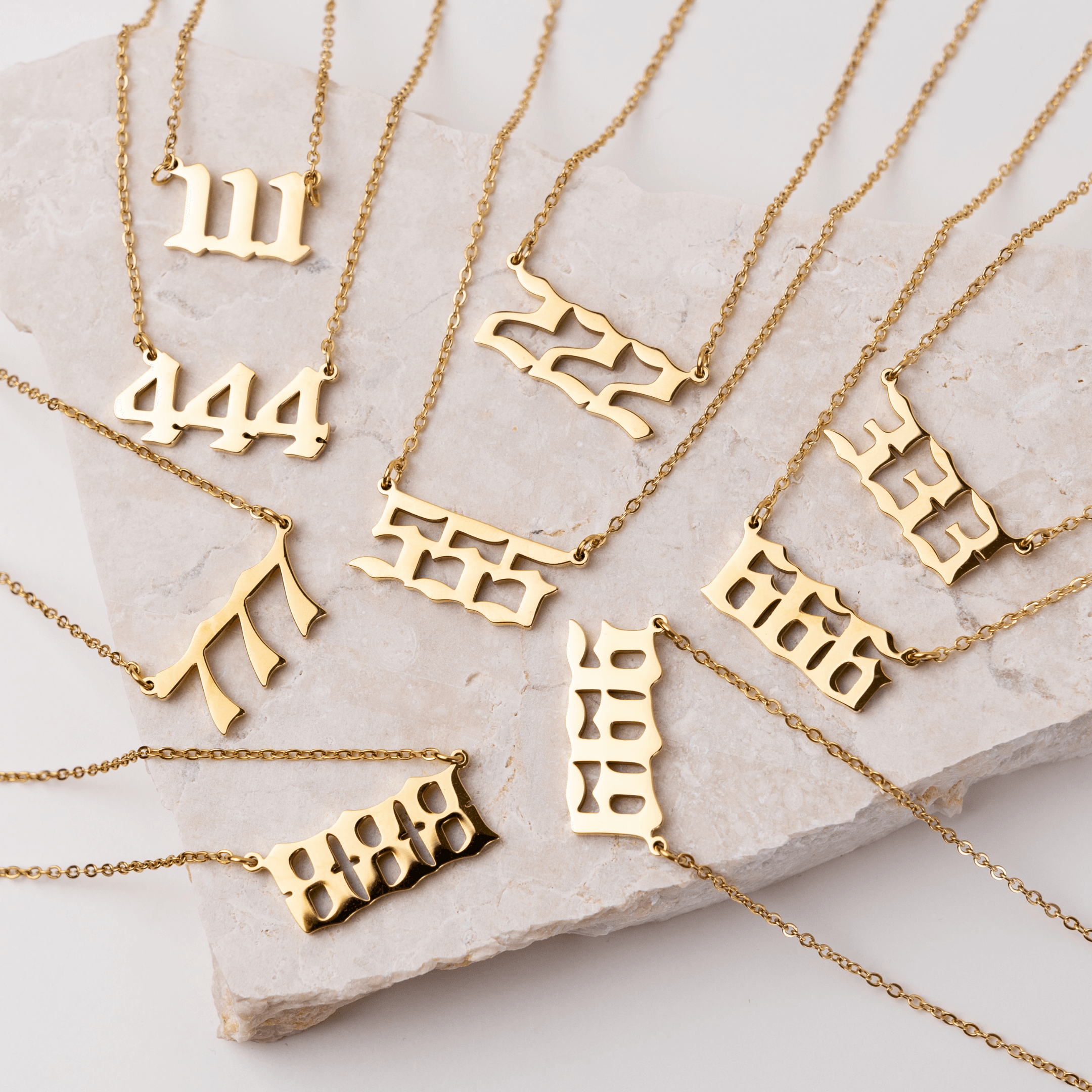 Angel Number Necklace - La Musa Jewellery