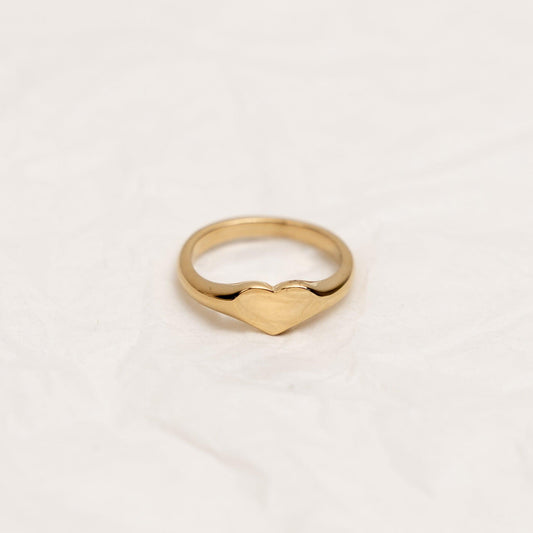 Heart Signet Ring | La Musa Jewellery