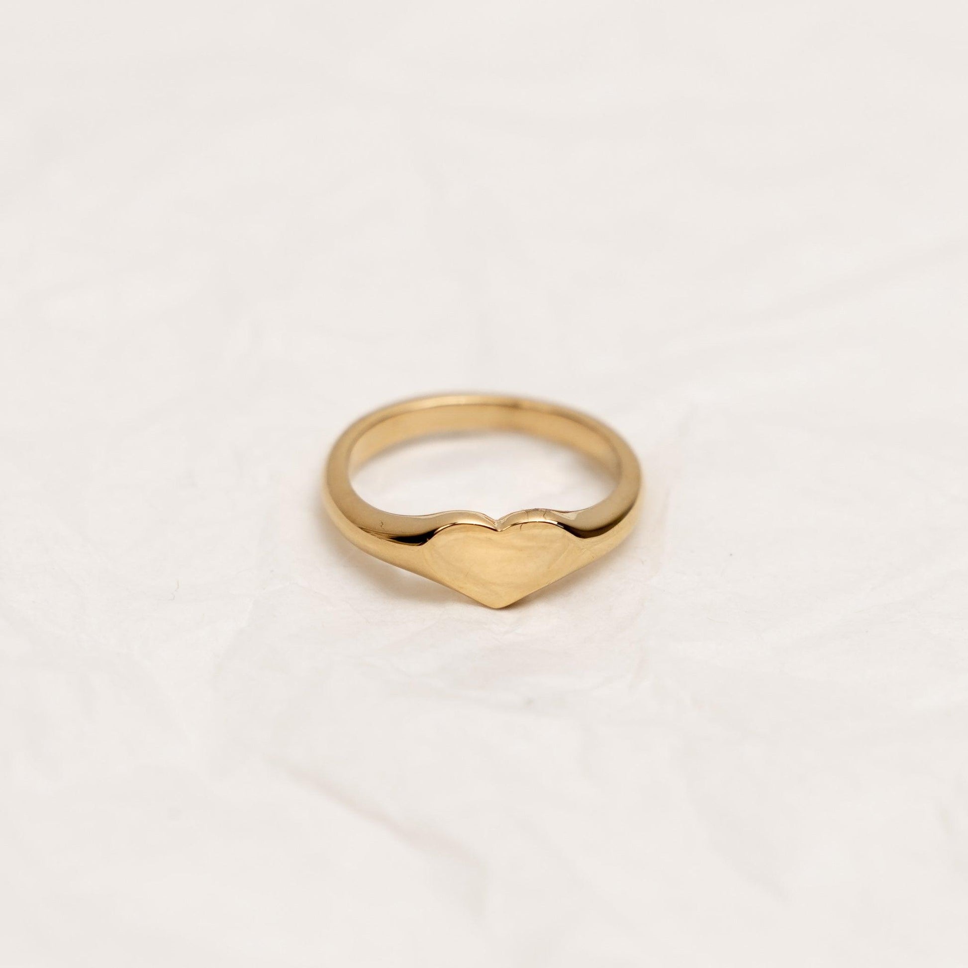 Heart Signet Ring | La Musa Jewellery