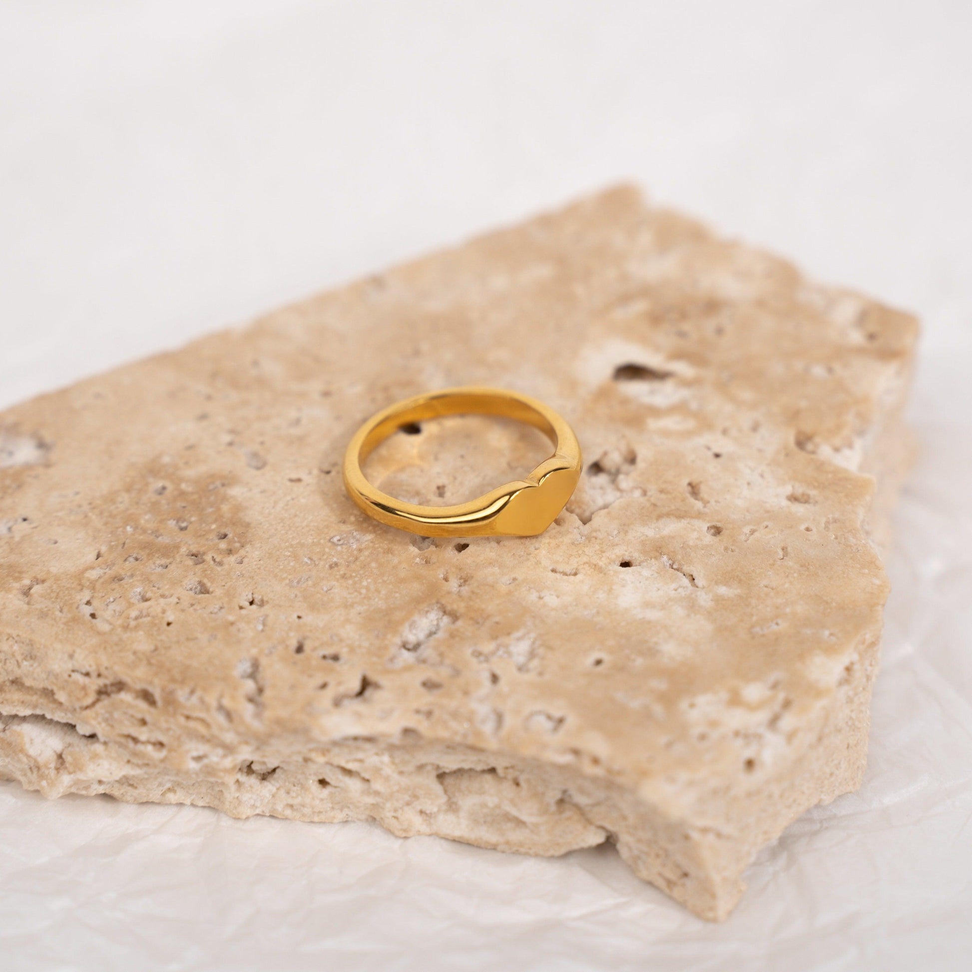 Heart Signet Ring | La Musa Jewellery