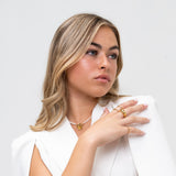 Kimberly Pearl Choker Necklace - statement gold necklace - waterproof jewellery - La Musa Jewellery