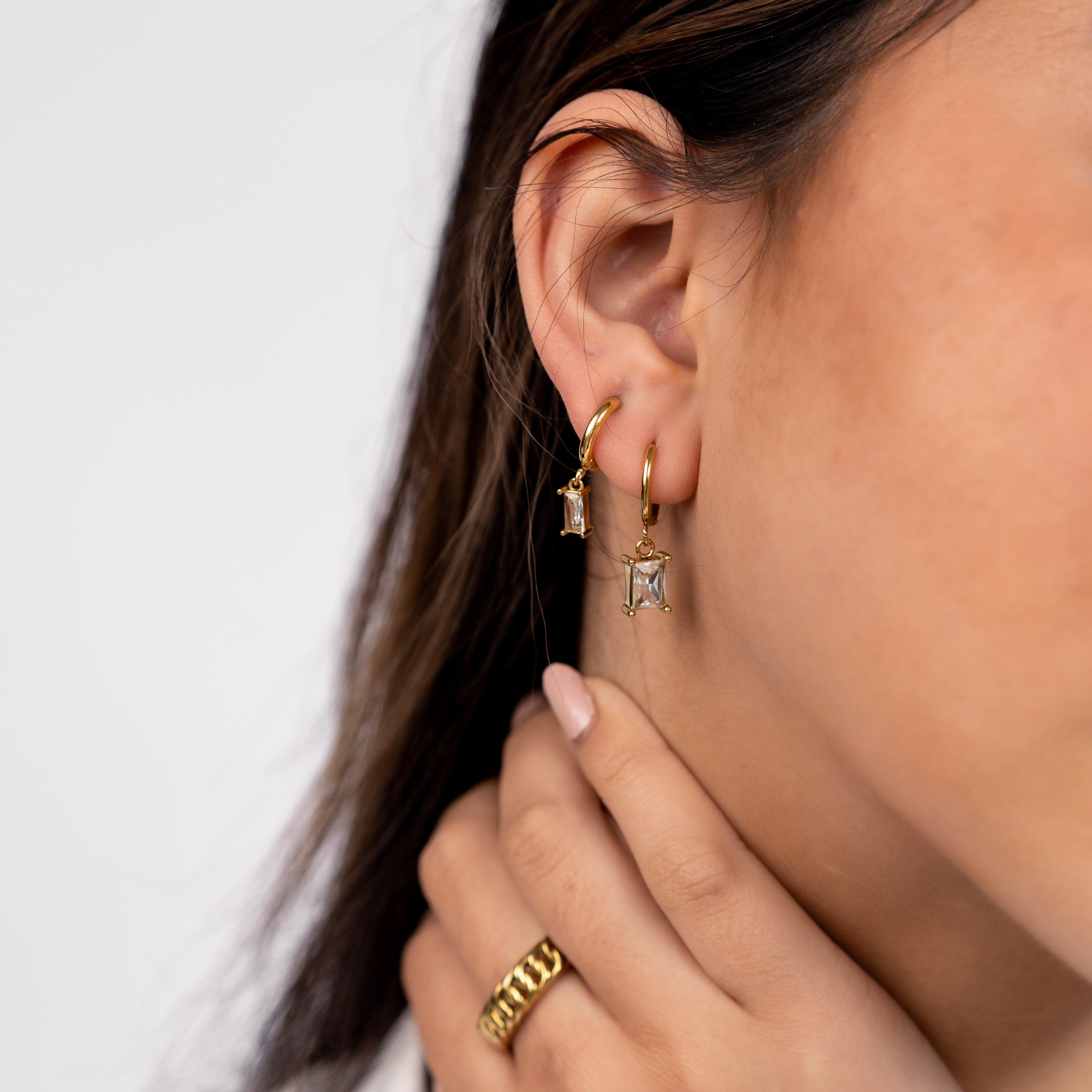 Mini Kiara Huggie Earrings | La Musa Jewellery
