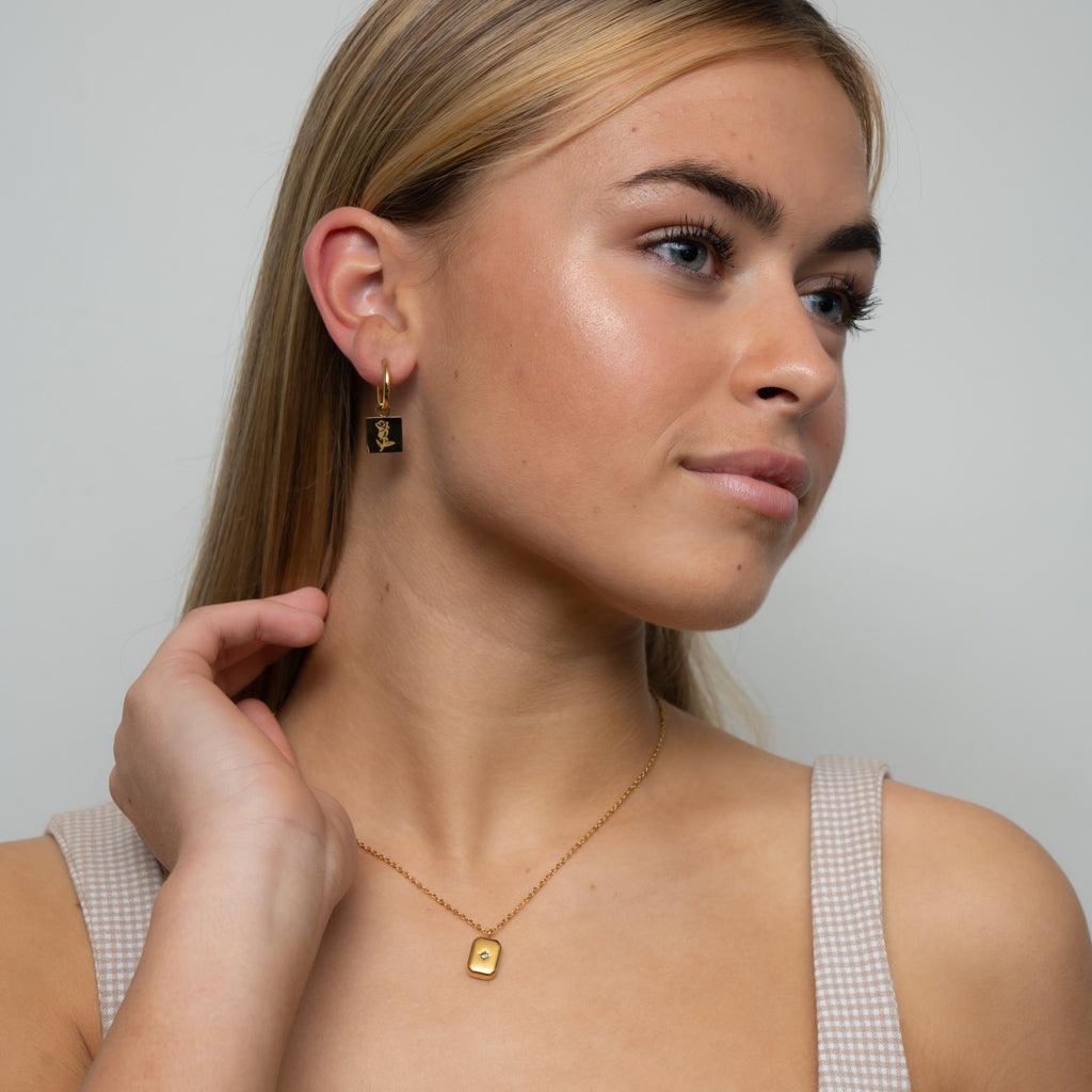 Valentine Rose Earrings | La Musa Jewellery